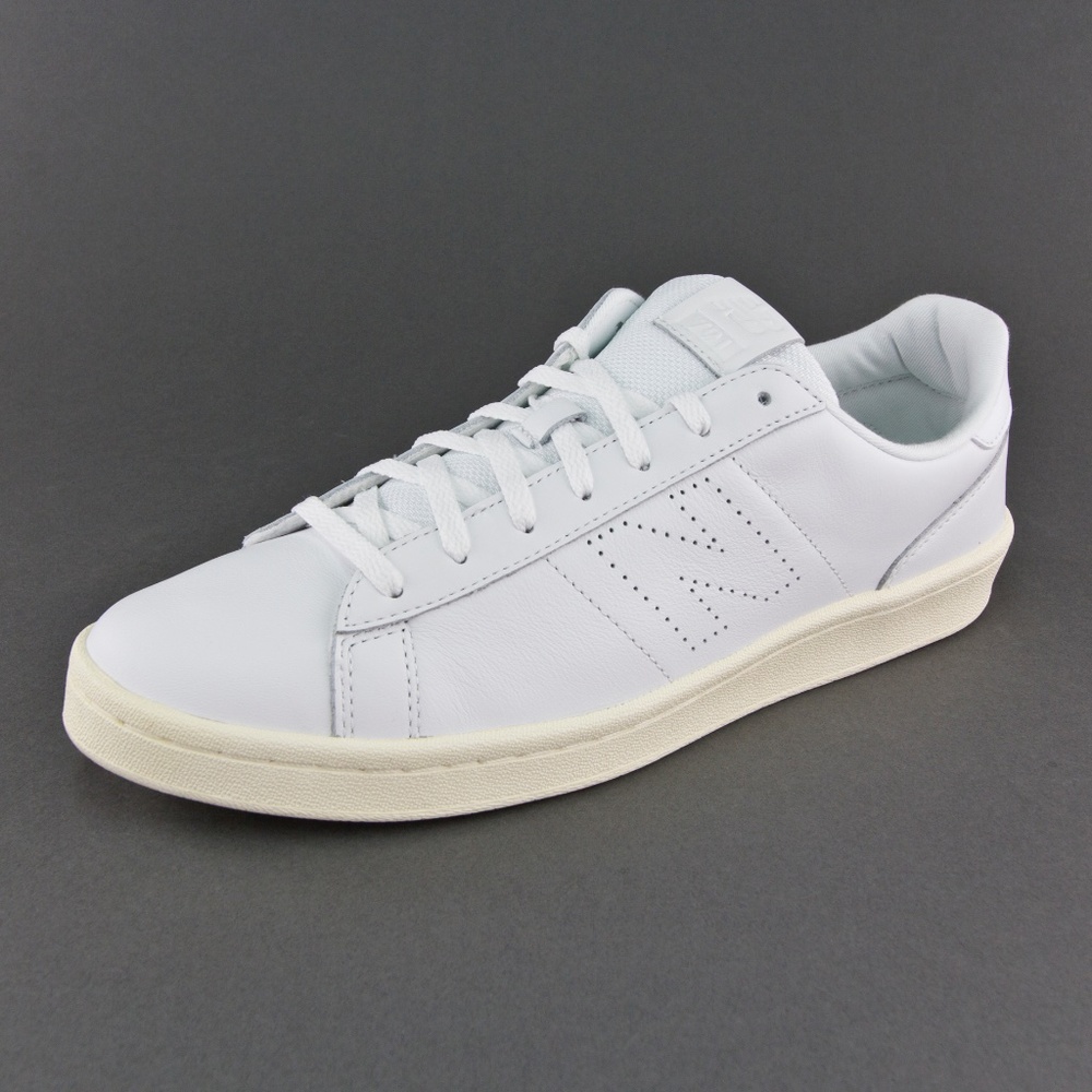 New Balance x J. Crew 791 White Leather Sneakers